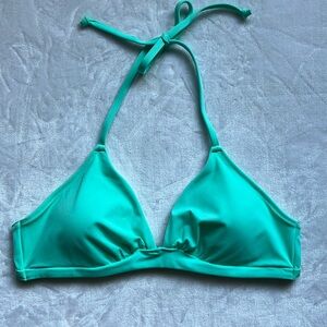 VICTORIA’S SECRET Aqua Bikini Top Size L